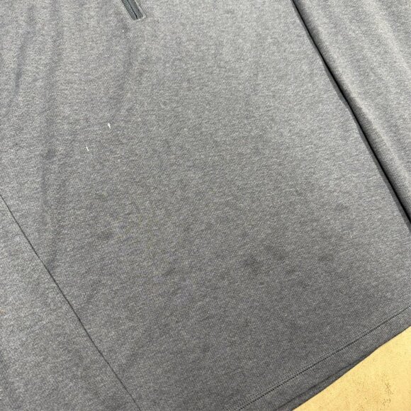 Adidas NHL All Star Game 2023 1/4 Zip Lightweight Sweatshirt Blue Large - Picture 4 of 8